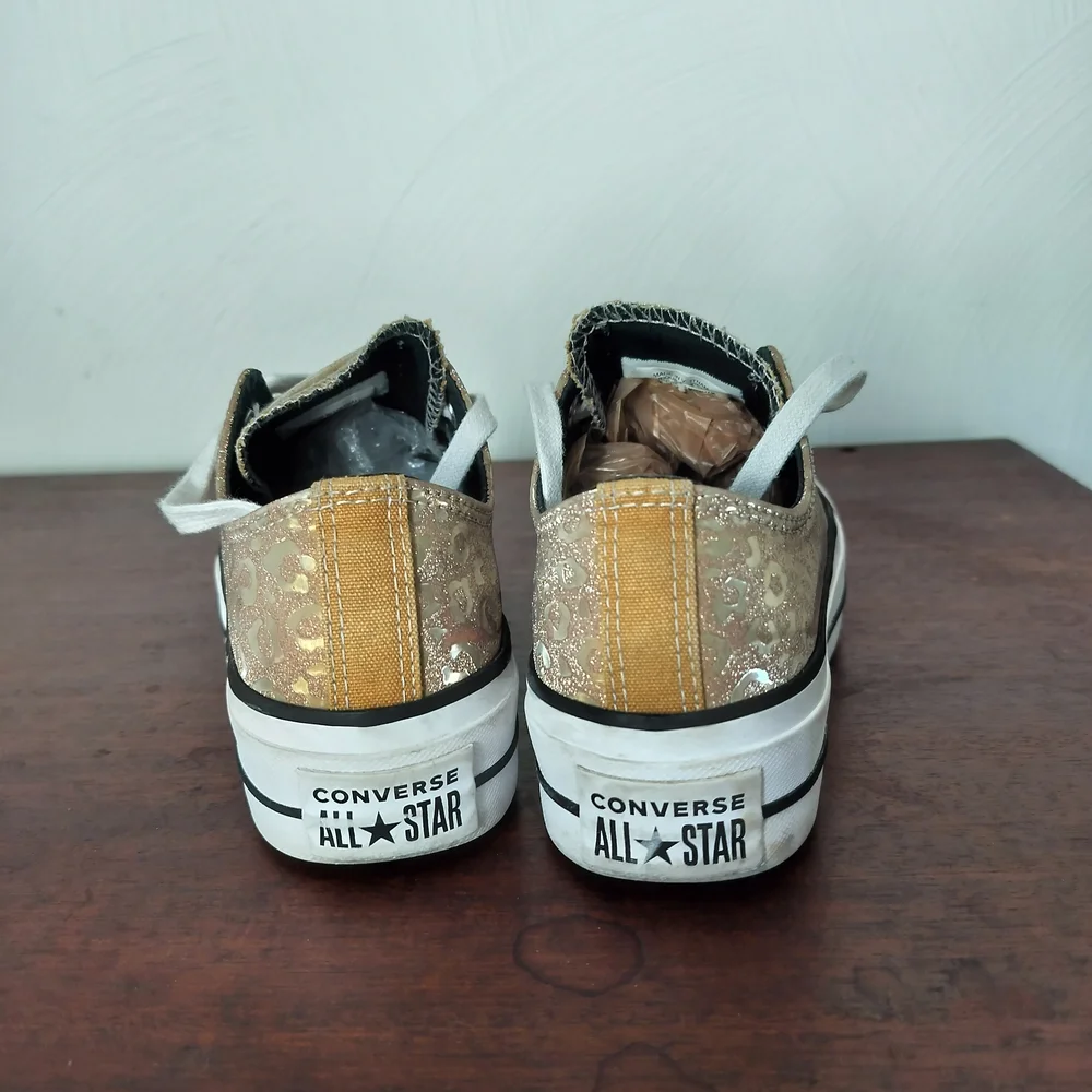 Converse All Star GOLD ✨ Sneakers Sz 6 - Picture 15 of 16